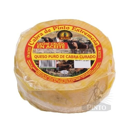 Queso curado de cabra en aceite