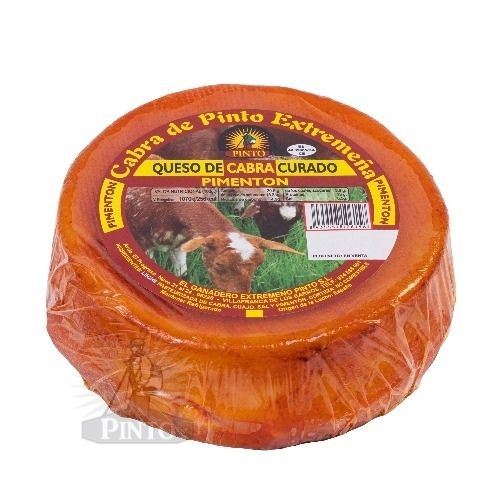 Queso curado de cabra al pimentón